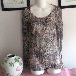 *** 3 for $12***Long sleevelace top size Lg